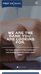 Mobile Screenshot of firstusbank.com